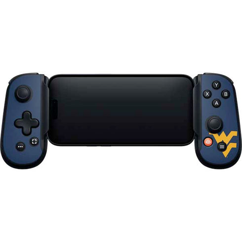 West Virginia University Blue Wood Floor Backbone One for iPhone Game Controller Skin